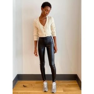 Wilfred Free from Aritzia Charm Pant Vegan Leather Leggings